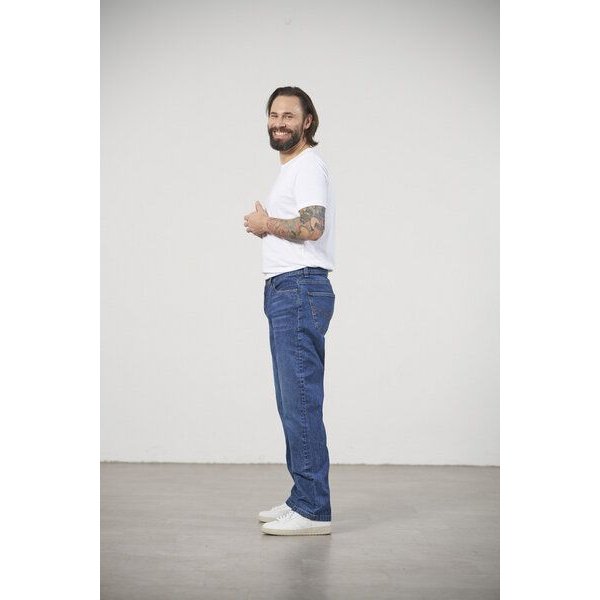 Feuervogl fv-Mi:lo | Straight Cut | Medium Waist | Hemp Denim