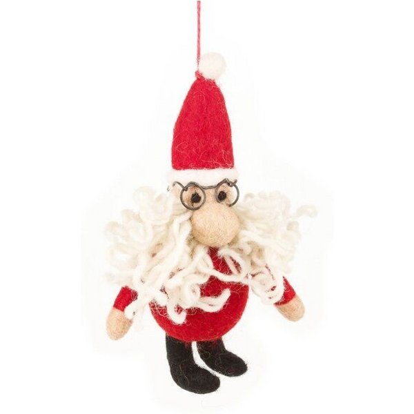 felt so good Santa Claus Weihnachtsanhänger aus Filz