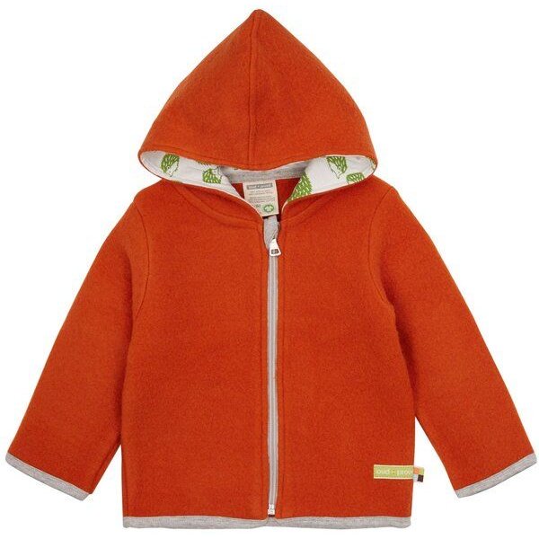 loud + proud Baby & Kinder Jacke Wollfleece, GOTS-zertifiziert