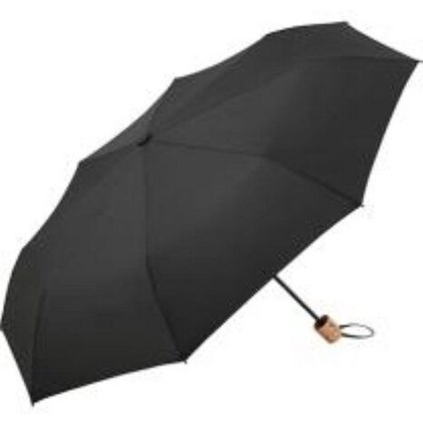 FARE Mini-Taschenschirm Sicherheitsschieber Gerader Griff mit Einkaufstasche