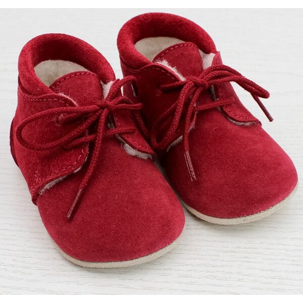 Pololo Laufanfänger- Barfußschuh "Porto", mit Wollfutter, 3 Farben, Gr. 20 - 23