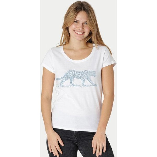 Peaces.bio - handbedruckte Biomode Loosefit Shirt Damen Leopard