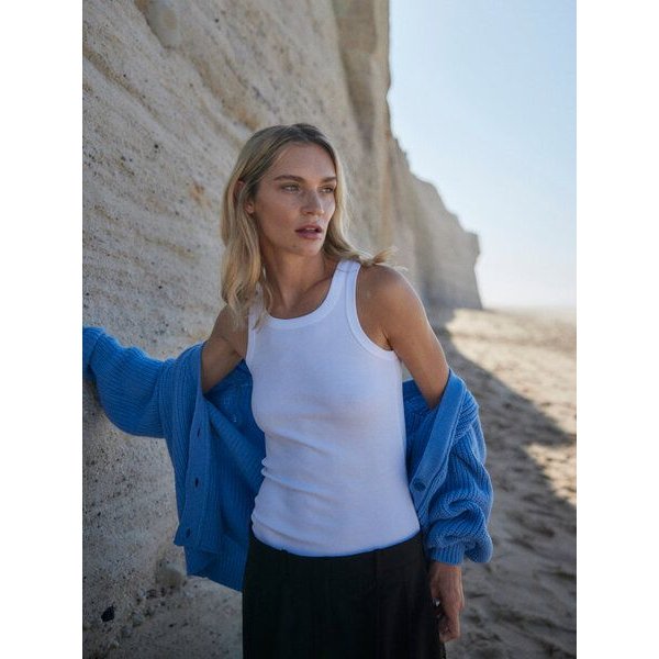 WOTE Damen geripptes Tanktop New Shape aus Bio-Baumwolle