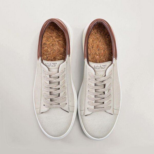 AGAZI EMMA - apple & corn leather sneakers (vegan, plant-based)