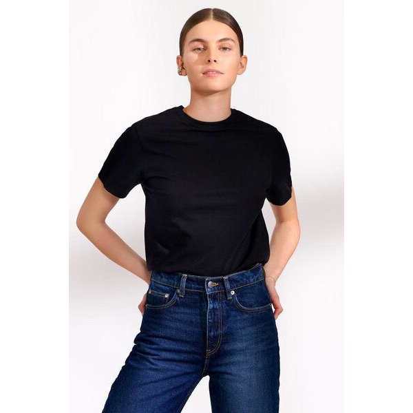 Bread & Boxers Damen T-Shirt mit Rundhalsausschnitt "WMN - CREW NECK REGULAR" - 100% Biobaumwolle - GOTS
