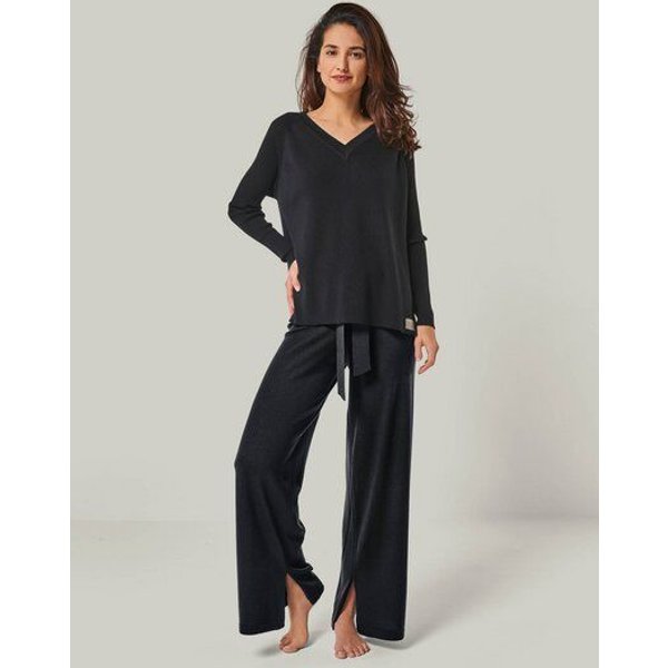 YOU LOOK PERFECT Merino Loungewear Set „Strickpullover Dorina & Strickhose Bailey"
