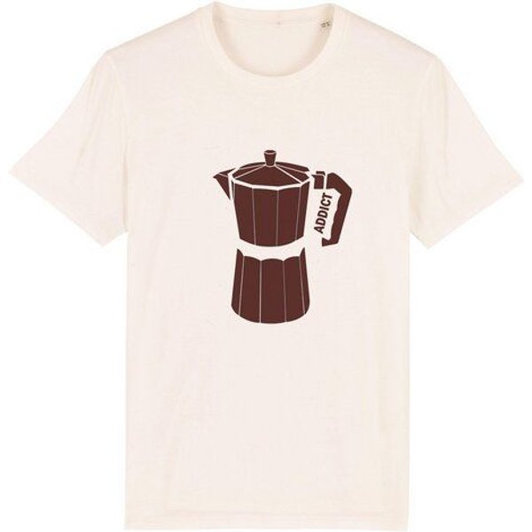 Spangeltangel T-Shirt bedruckt, Kaffee Addict, Siebdruck, Herren, Bio-Baumwolle