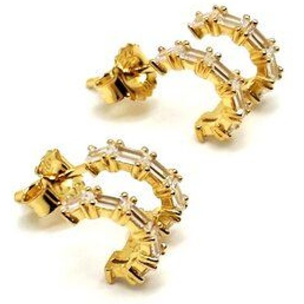 MOANINA Ohrringe Mira - 925 Silber/18k Gold Vermeil