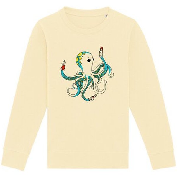 Spangeltangel Kinder-Sweatshirt "Oktopus", bedruckt,