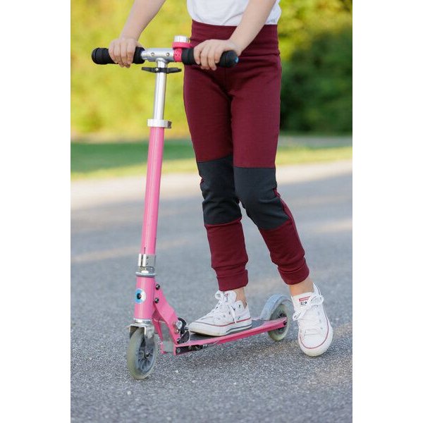 Babbily Verstellbare Thermo-Leggings aus Bio-Baumwolle mit robustem Knie