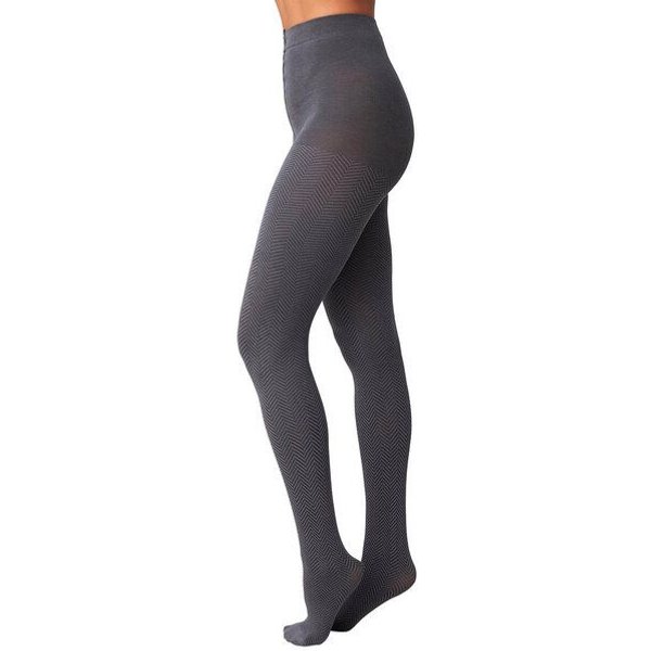 Swedish Stockings Strumpfhose Hedda Fischgrät aus Bio-Baumwolle