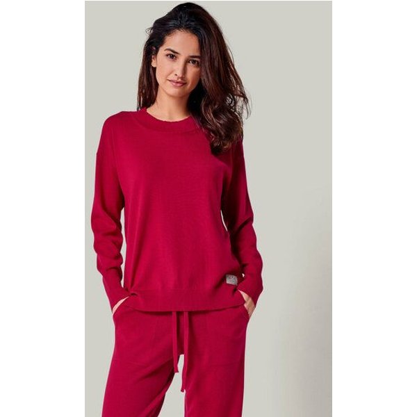 YOU LOOK PERFECT 100% Merino Strickpullover mit Rundhals "Bella"