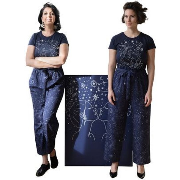 Sophia Schneider-Esleben T-Shirt Zodiac, Damen T-Shirt aus Bio-Baumwolle