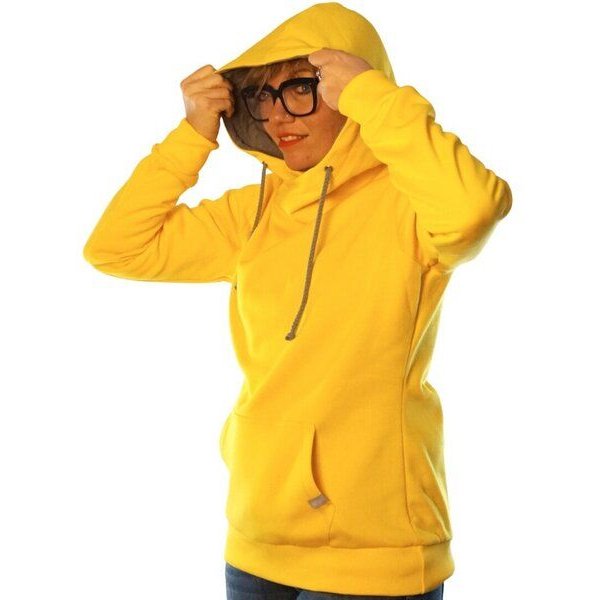 WASNI Frauen-Hoodie mit Schalkragen, made in Esslingen aus GOTS-zertifizierter Bio-Baumwolle