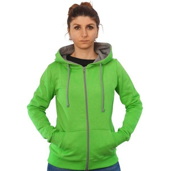 WASNI Frauen-Kapuzenjacke, made in Esslingen aus GOTS-zertifizierter Bio-Baumwolle