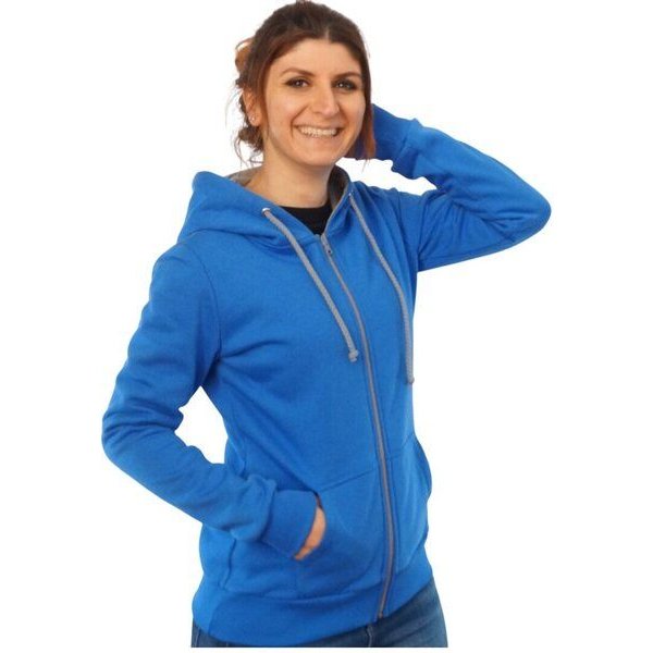 WASNI Frauen-Kapuzenjacke, made in Esslingen aus GOTS-zertifizierter Bio-Baumwolle