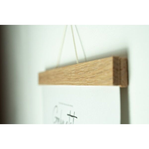 Portia by Callidus Designs Posterleiste magnetisch aus FSC®-zertifizierter Eiche in DIN A1, A2, A3, A4, A5