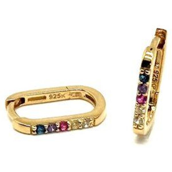 MOANINA Ohrringe Barletta - 925 Silber/18k Gold Vermeil