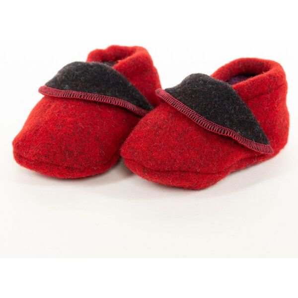 nahtur-design Babyschuhe aus Flauschloden – 100 % Schurwolle, 2 Größen