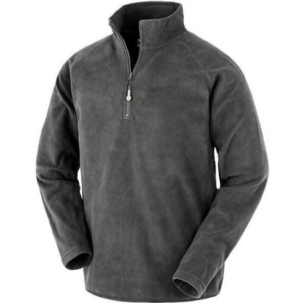 YTWOO Recycelter Unisex Microfleece-Pullover mit Reißverschlusskragen