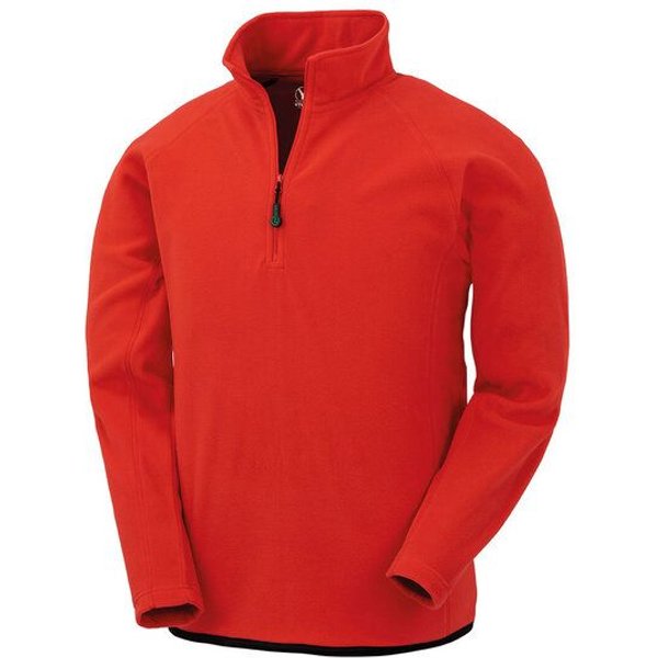 YTWOO Recycelter Unisex Microfleece-Pullover mit Reißverschlusskragen