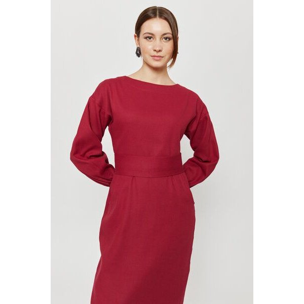 AYANI Stefanie | Kleid mit langen Ärmeln aus 100% Bio-Baumwolle