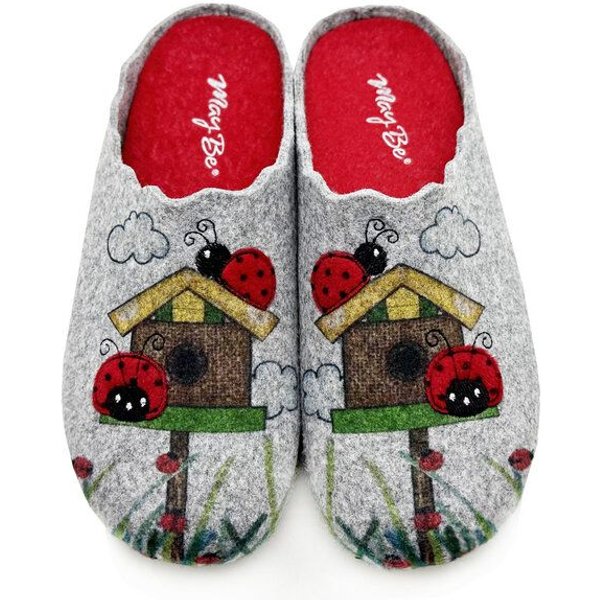 Vegane Schuhe "MayBe ® Lady Bug's House" aus recycelten PET Flaschen, fair produziert