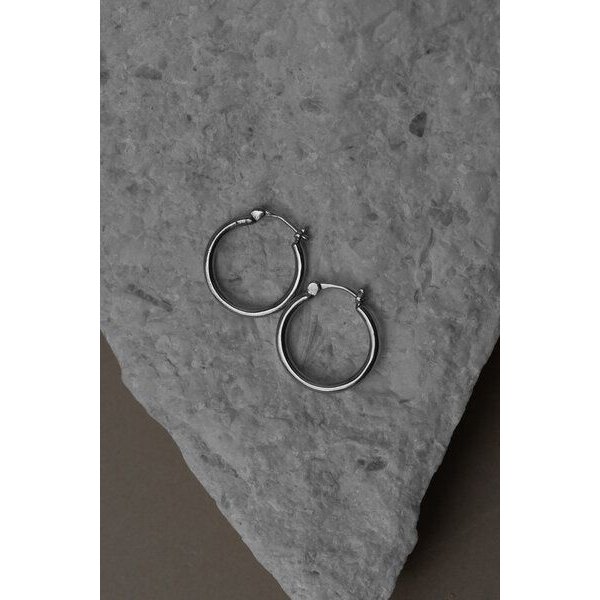 Jyoti - Fair Works Creolen Goali Messing/ Silber