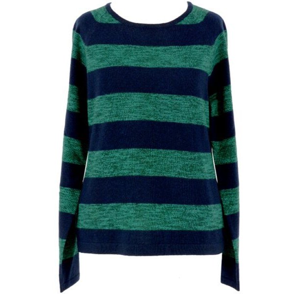 CON_STANT Streifen Strickpulli 100% Merinowolle (kbT)