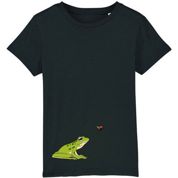 Spangeltangel Kinder-T-Shirt "Frosch", Biobaumwolle, bedruckt