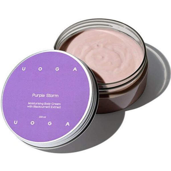 Uoga Uoga Körperbutter Purple Storm, schwarze Johannisbeeren