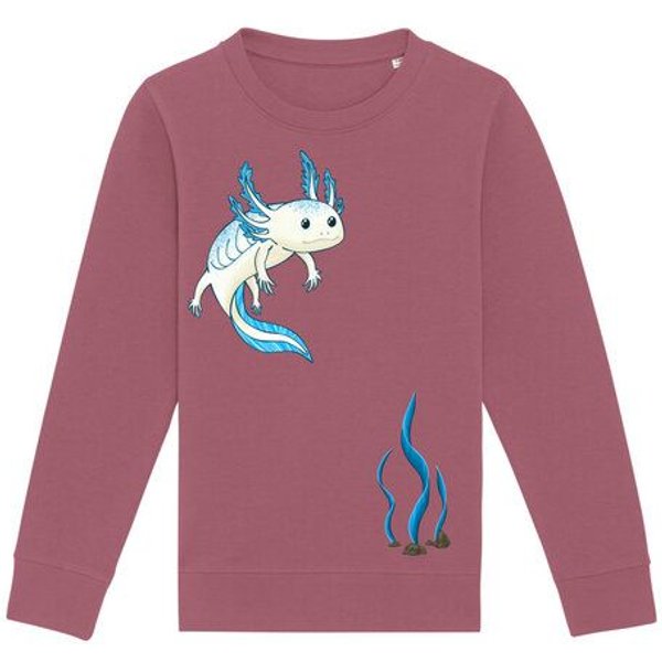 Spangeltangel Kinder-Sweatshirt "Axolotl"