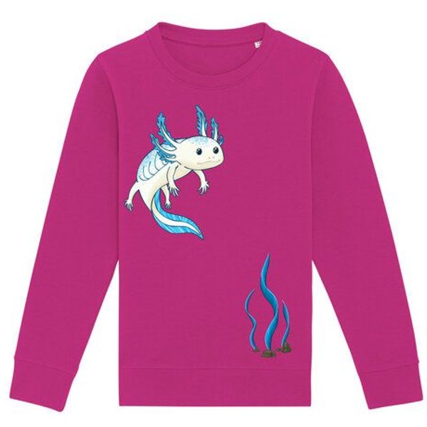 Spangeltangel Kinder-Sweatshirt "Axolotl"
