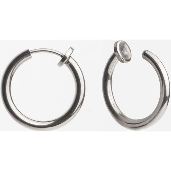 ALEXASCHA Ohrclips Creolen ohne Ohrlöcher | Silber, Gold, Roségold