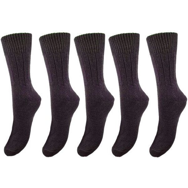 Bruno Barella Winter Thermo Socken mit Schafwolle und Alpakawolle 5er Set