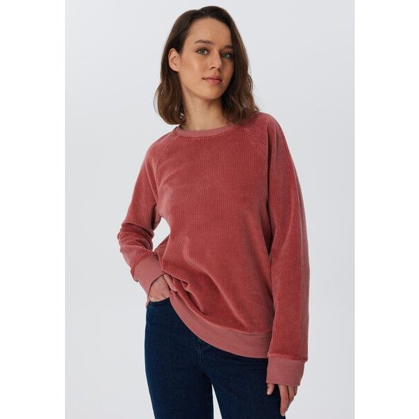 Leela Cotton Damen Cord-Sweatshirt aus 100% kba-Baumwolle - Feiner Nicky Cordstoff 1278