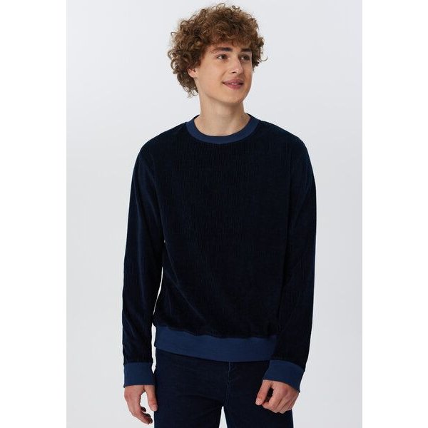 Leela Cotton Herren Cord-Sweatshirt aus 100% kba-Baumwolle - Feiner Nicky Cordstoff 2232