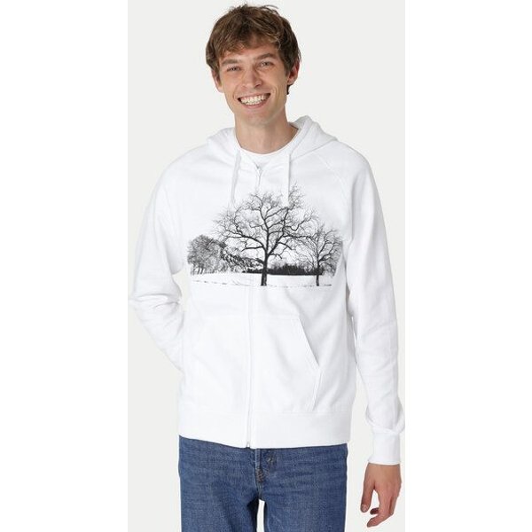 Peaces.bio - handbedruckte Biomode Zip-Hoodie Landscape Herren