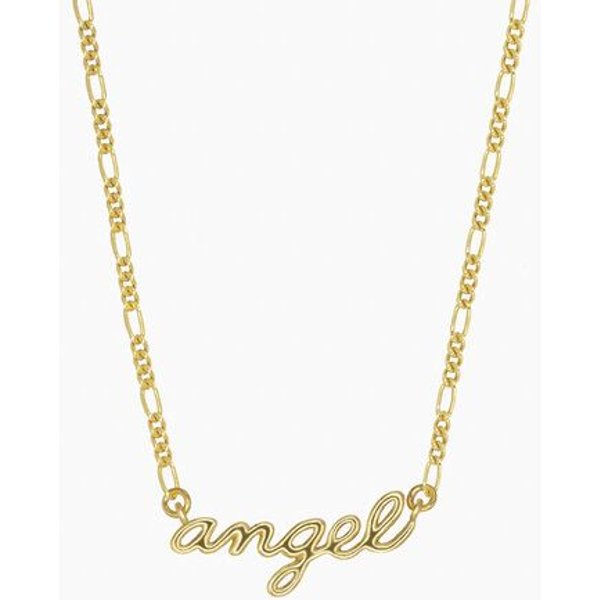 Paeoni Colors Angel-Halskette aus 18k Gold Vermeil, 925 Sterling Silber