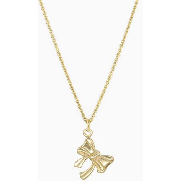 Paeoni Colors Schleifen-Halskette aus 18k Gold Vermeil, 925 Sterling Silber