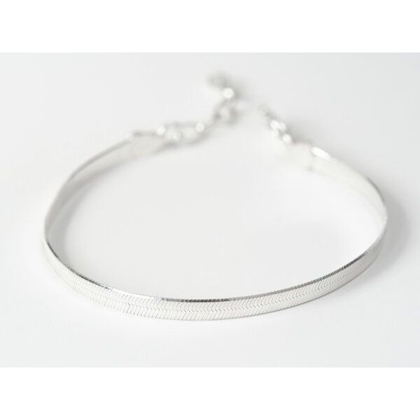 BELLYBIRD Jewellery SCHLANGENARMBAND - 925 Silber/ Silber vergoldet, bewegliches Gliederband