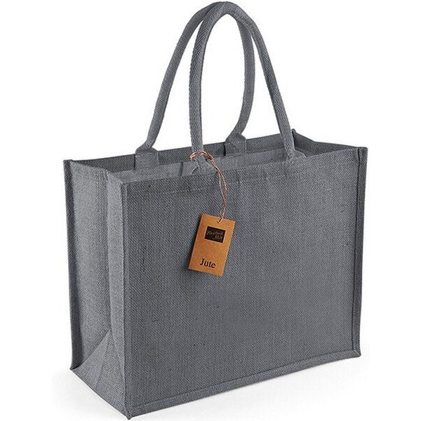 Westford Mill Jute Classic Shopper Tragetasche Schultertasche