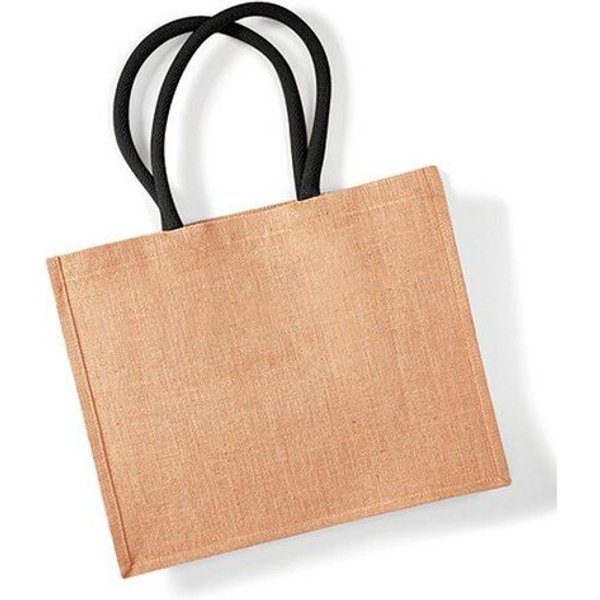Westford Mill Jute Classic Shopper Tragetasche Schultertasche