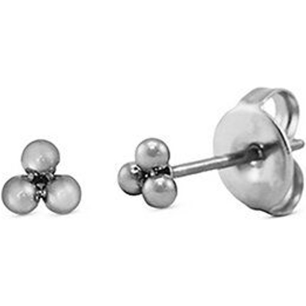 Kleine und feine TRIPLE DOTS Ohrringe, Ohrstecker ca. 4 mm von Elektropulli