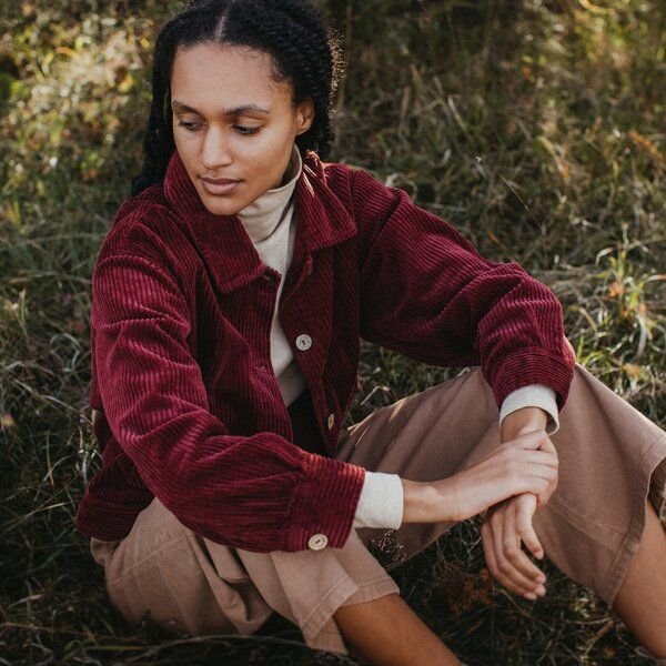 NORDLICHT Damen Cord Jacke aus 100% Bio-Baumwolle SILJA