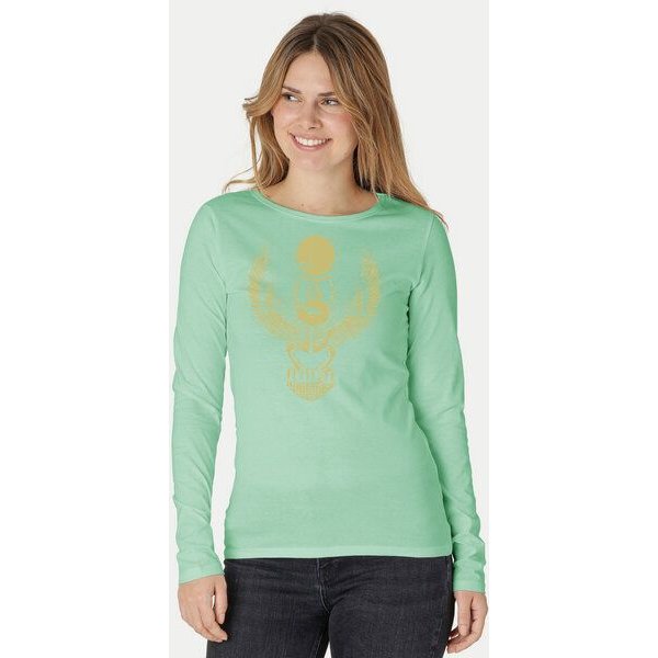 Peaces.bio - handbedruckte Biomode Damen Langarmshirt Cheper