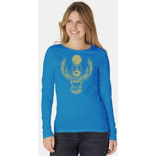Peaces.bio - handbedruckte Biomode Damen Langarmshirt Cheper