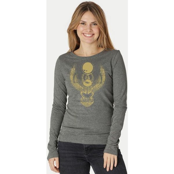 Peaces.bio - handbedruckte Biomode Damen Langarmshirt Cheper
