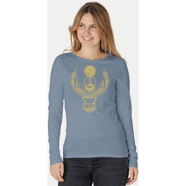 Peaces.bio - handbedruckte Biomode Damen Langarmshirt Cheper