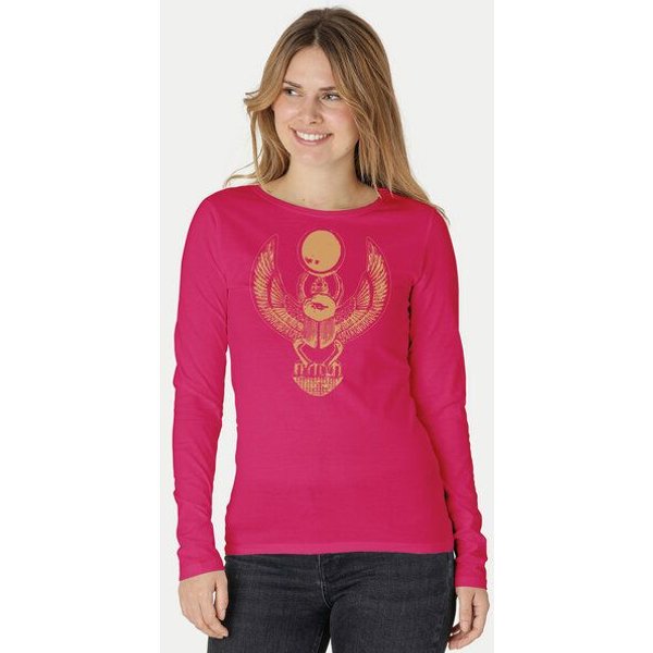 Peaces.bio - handbedruckte Biomode Damen Langarmshirt Cheper